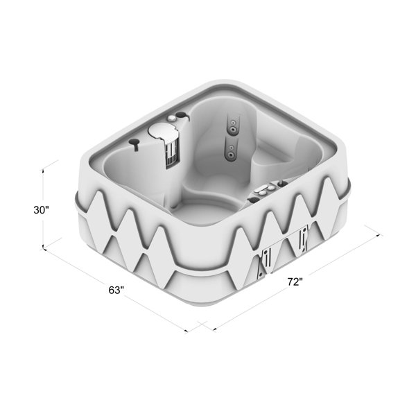 AquaRest Spas, powered by Jacuzzi® pumps Premium AR400 4Person 20Jet